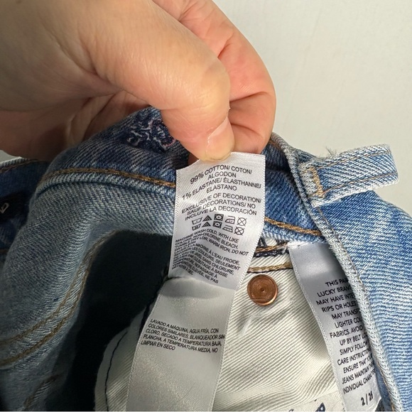 Lucky Brand Sienna Mid Rise Slim Boyfriend Jean In Wisteria CT Wash Size 2/26 - Picture 14 of 14